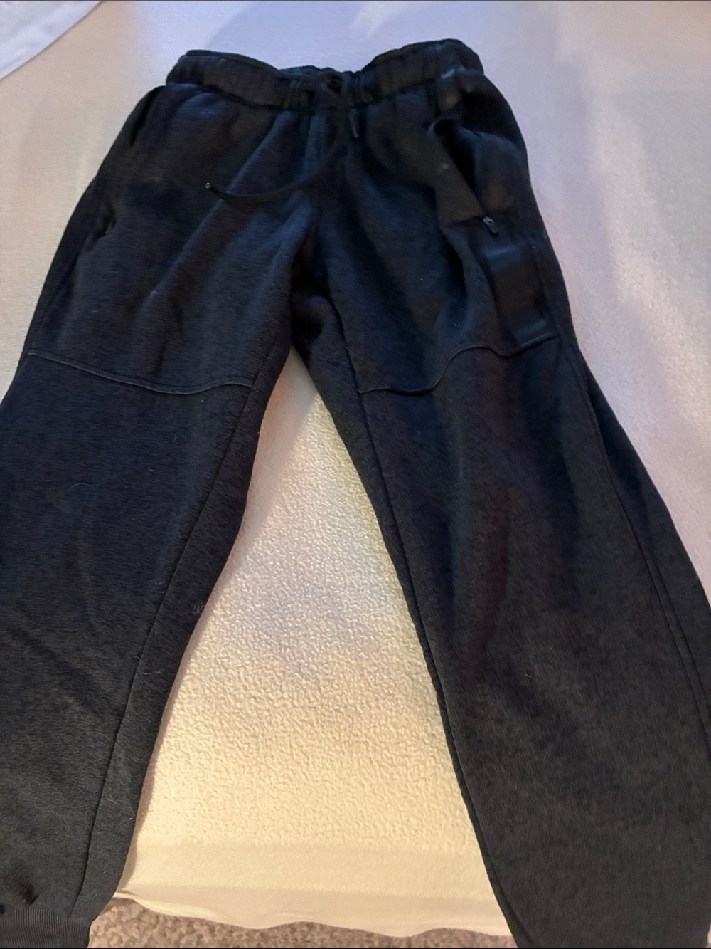 Kids charcoal gray Jogger sweatpants